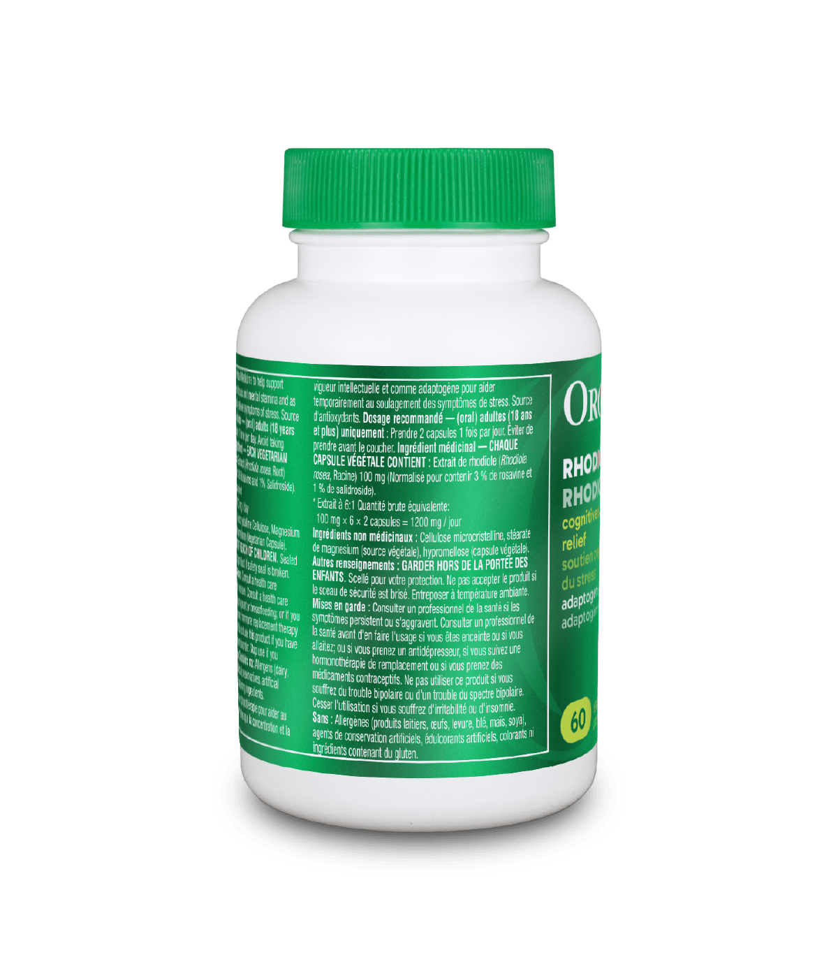 Rhodiola Rosea Supplement - Natural Stress Relief & Energy Booster for Workout, Focus & Daily Wellness