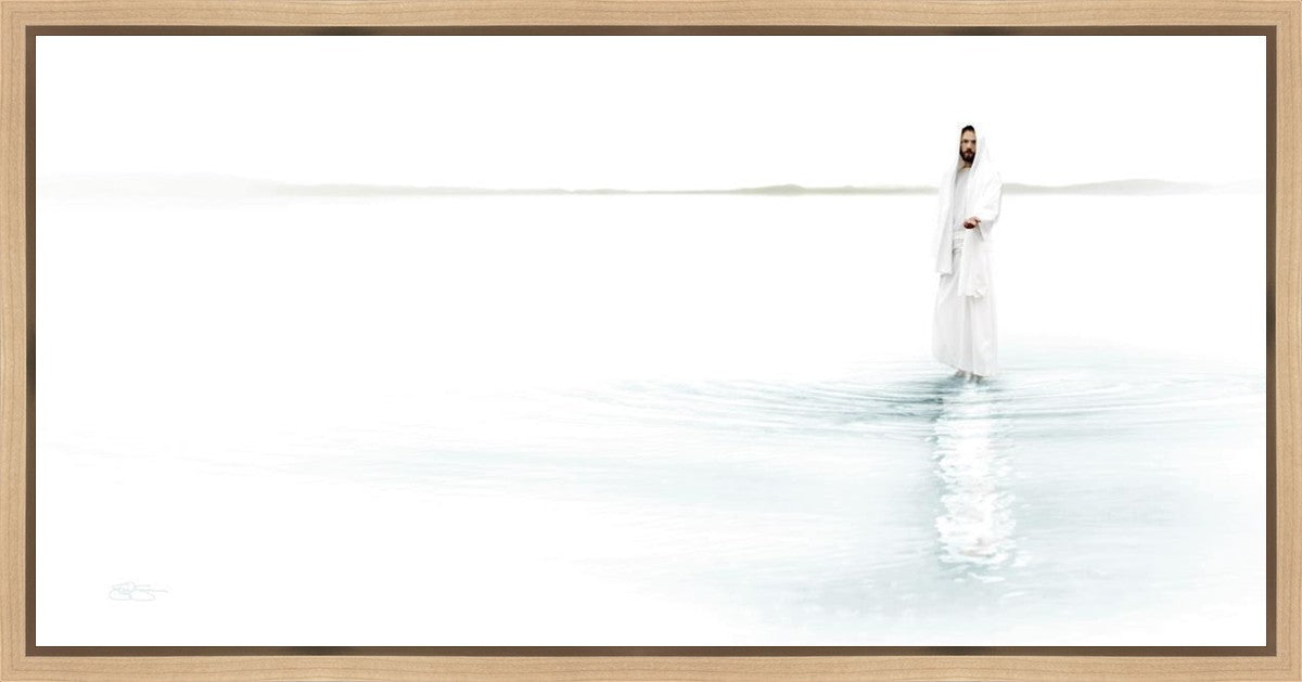 Blue Gallery Wrap Canvas Art - Handmade Modern Wall Decor for Living Room, Bedroom & Office | Perfect for Home & Office Décor