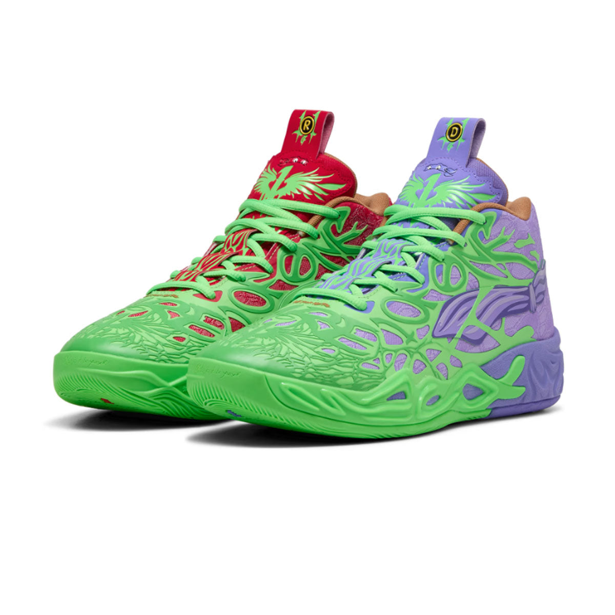 LaMelo Ball MB.04 Basketball Shoes - Teenage Mutant Ninja Turtles Donatello & Raphael Edition | High-Performance Sneakers for Streetball & Casual Wear