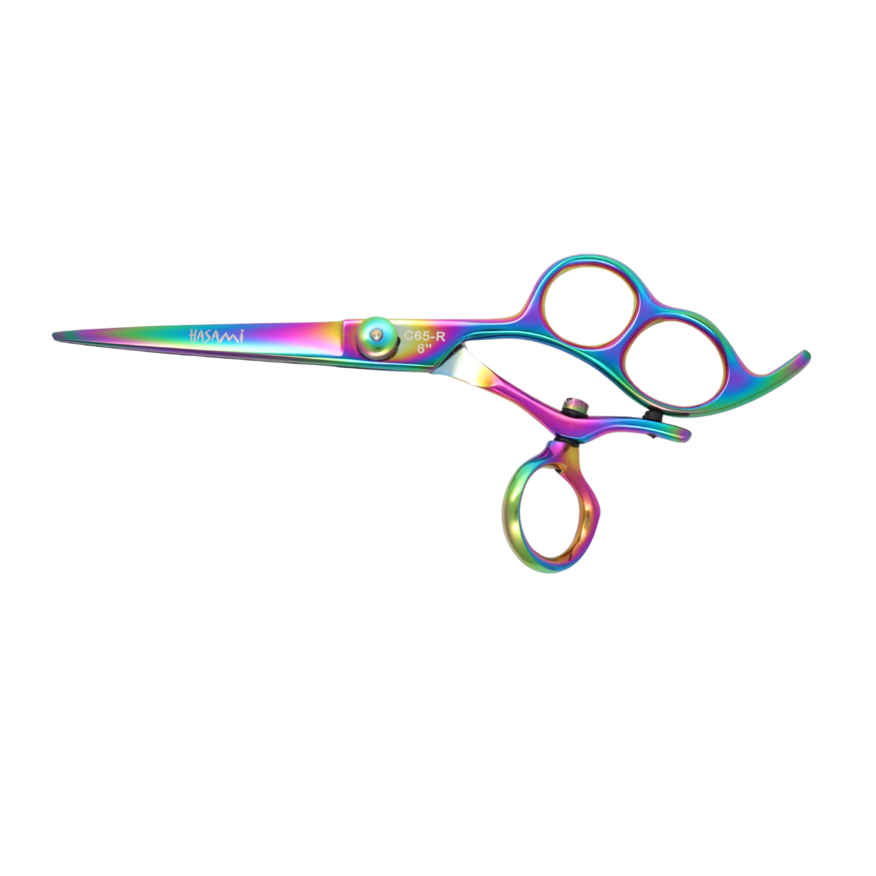 Professional 6 Inch Hair Cutting Scissors - Titanium Coated C65R Japanese Steel - Precision Styling Shears for Salon & Home Use (Barber, Hairstylist, DIY Haircut)