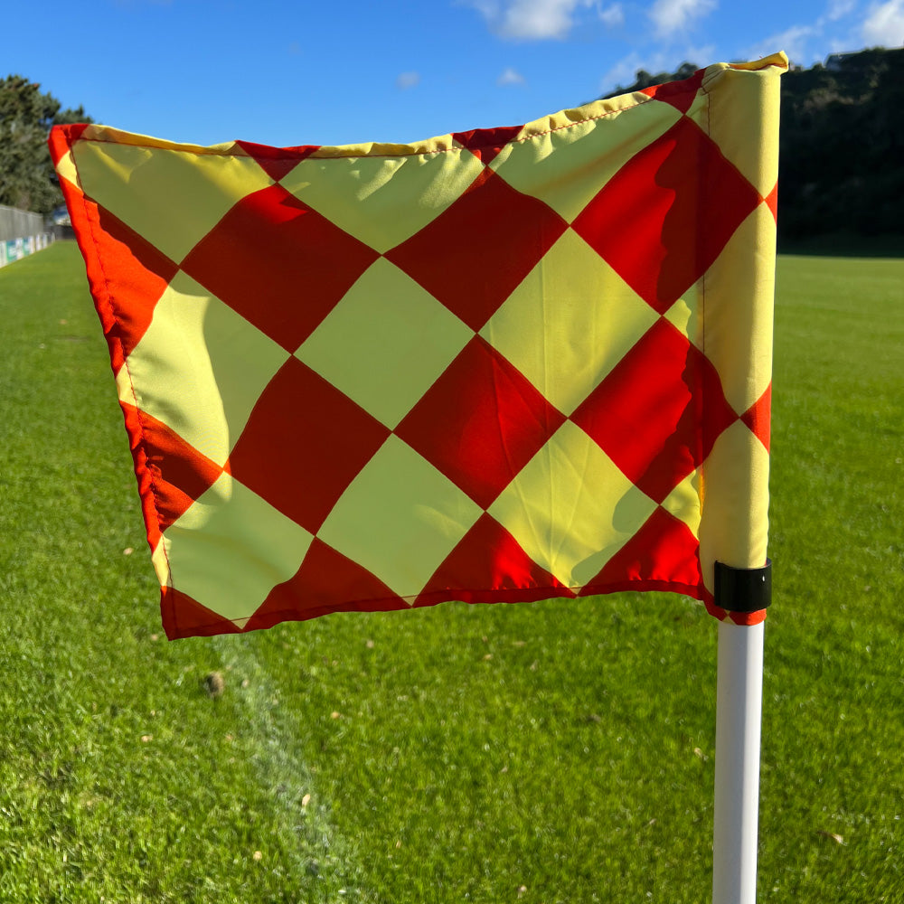 FC Diamond Corner Flag - Premium Soccer Training Equipment for Youth & Adult Games - Perfect for Football Matches, Practice, and Backyard Play