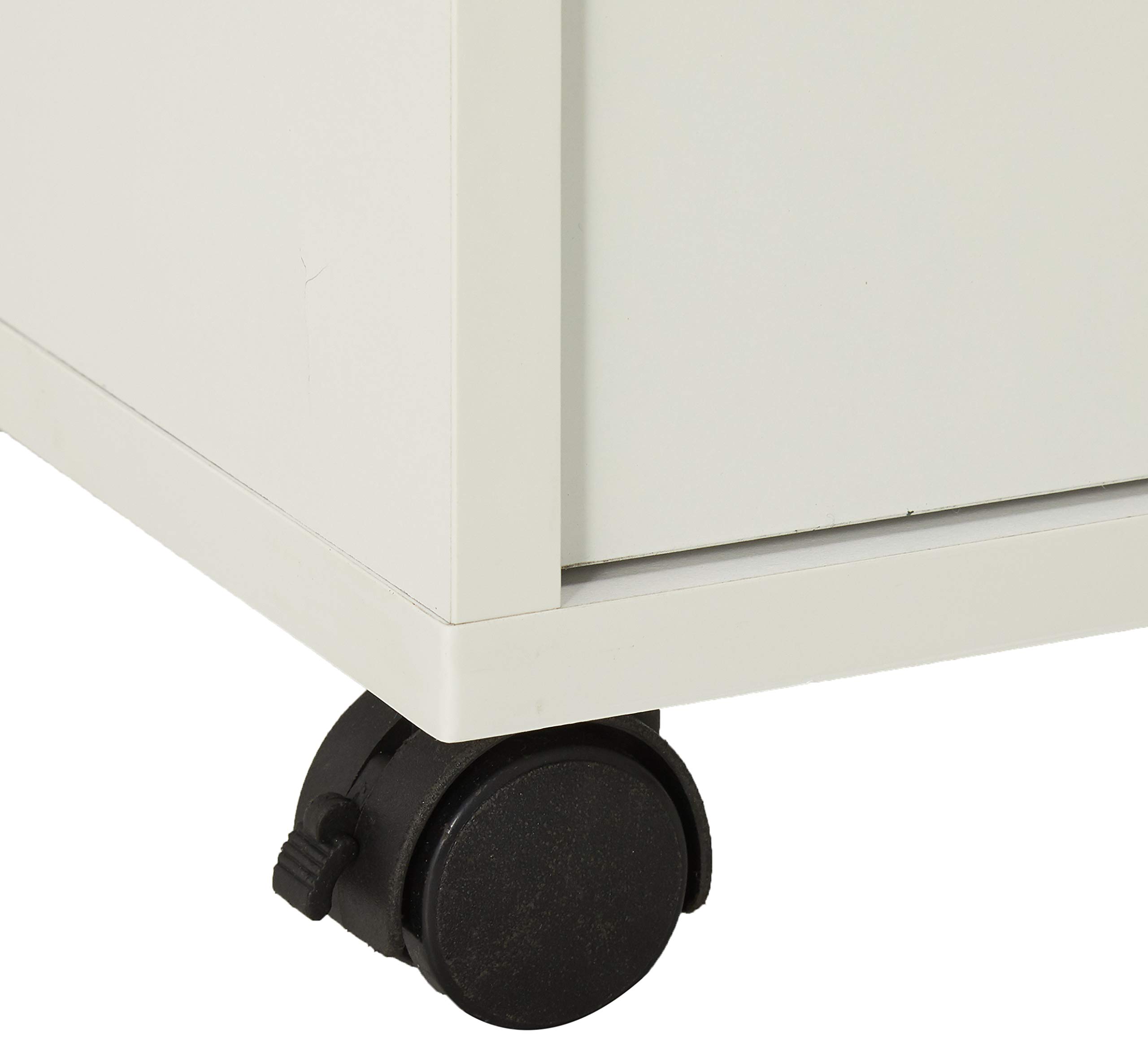 Winsome Wood Halifax White Storage Organizer for Home Office, Kitchen, Bathroom & Closet