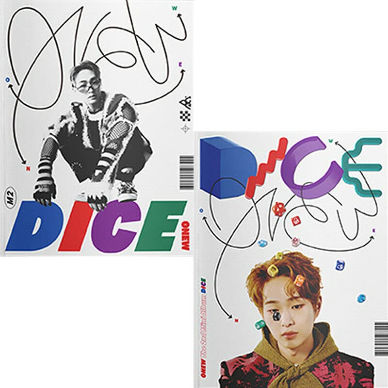 SHINee Onew DICE 2nd Mini Album (PHOTO BOOK Ver.) - 2CDs, Posters, Photocards & Exclusive K-Pop Merch | Perfect for K-Pop Collectors & SHINee Fans | Ideal for Gifts, Display & Music Enthusiasts