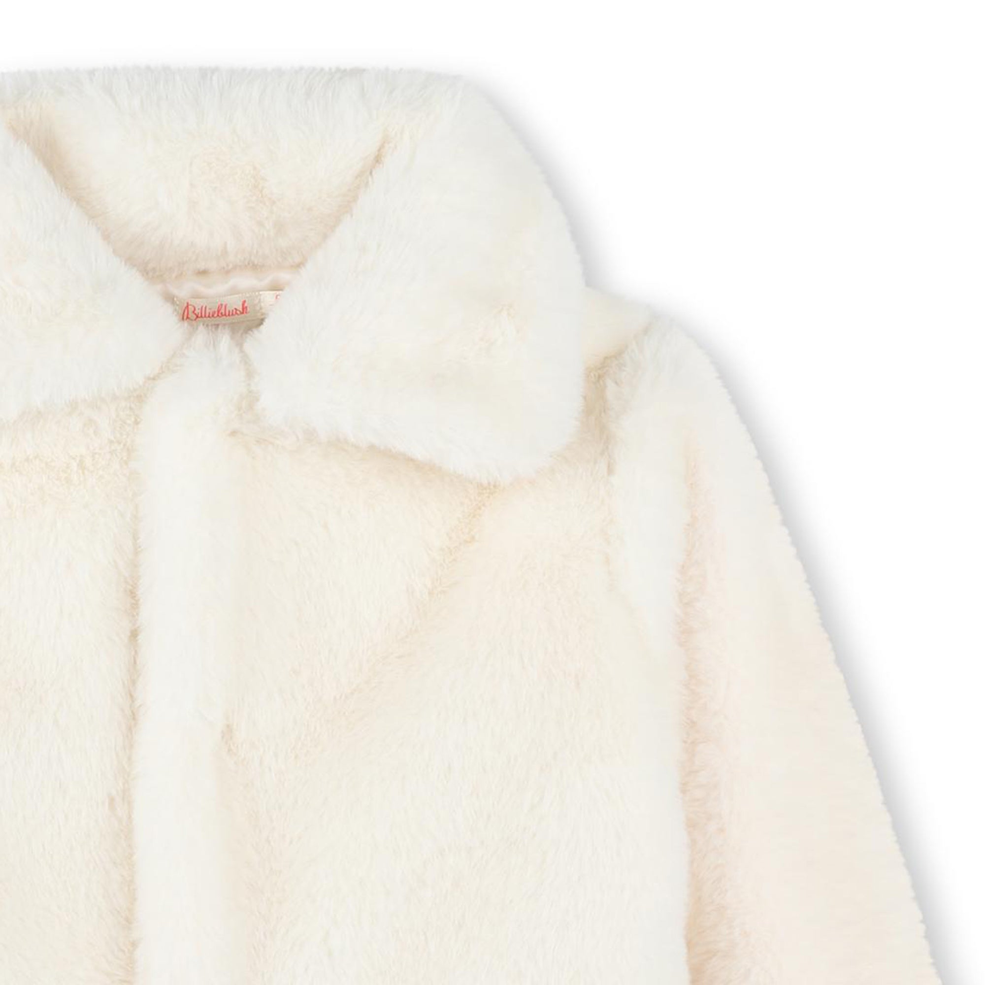 Billieblush Women's Ivory Coat - Elegant Winter Outerwear for Casual & Formal Occasions
