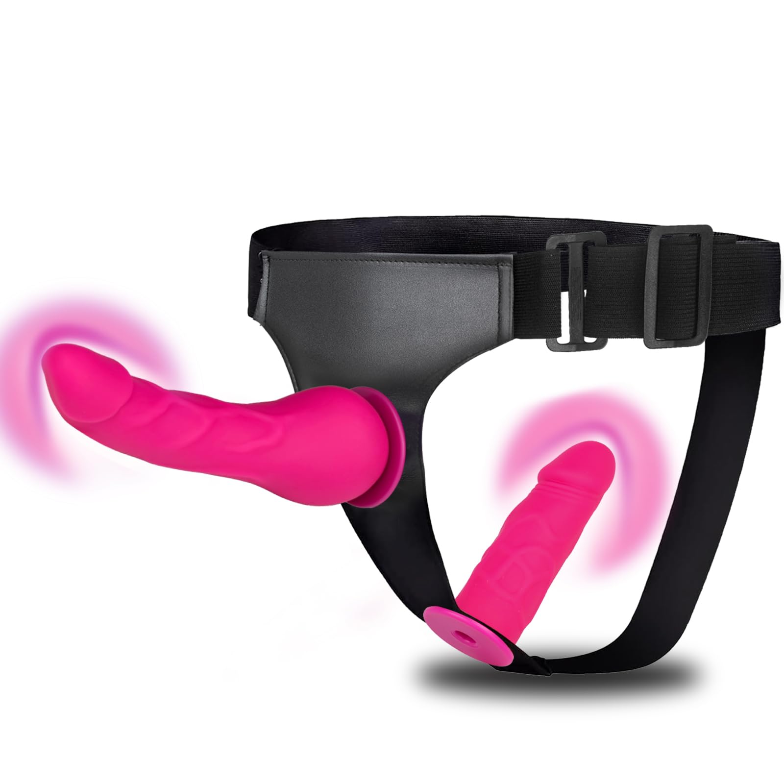 **Realistic Strap On Dildo for Women – Adjustable Harness with 2 Removable Dildos, Strapless Strap-On for G-Spot & Anal Play – Perfect for Couples, Roleplay & LGBTQ+ Exploration**