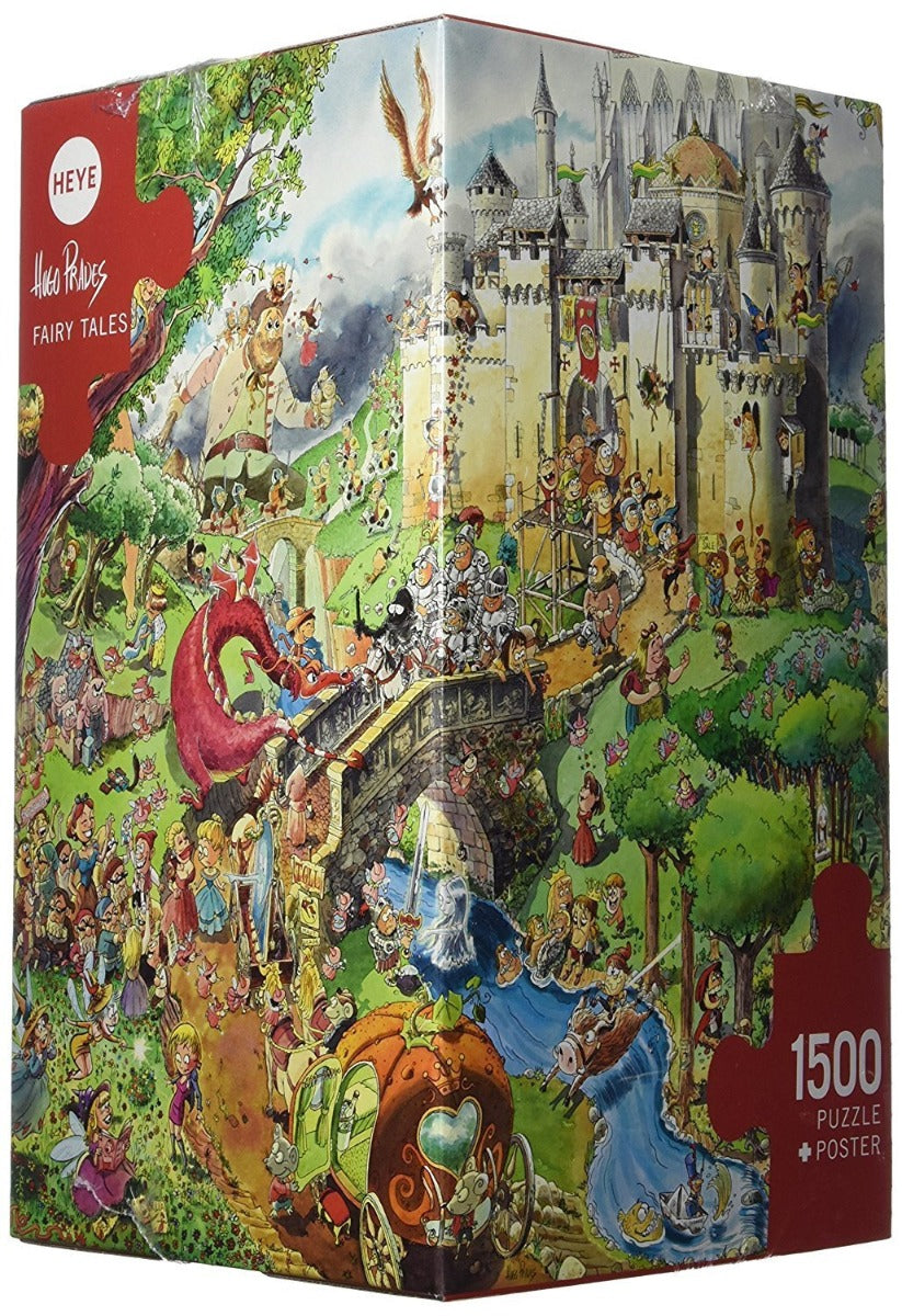 Heye 1500-Piece Triangular Fairy Tale Jigsaw Puzzle for Adults - Challenging Art Puzzle for Home Decor & Relaxation