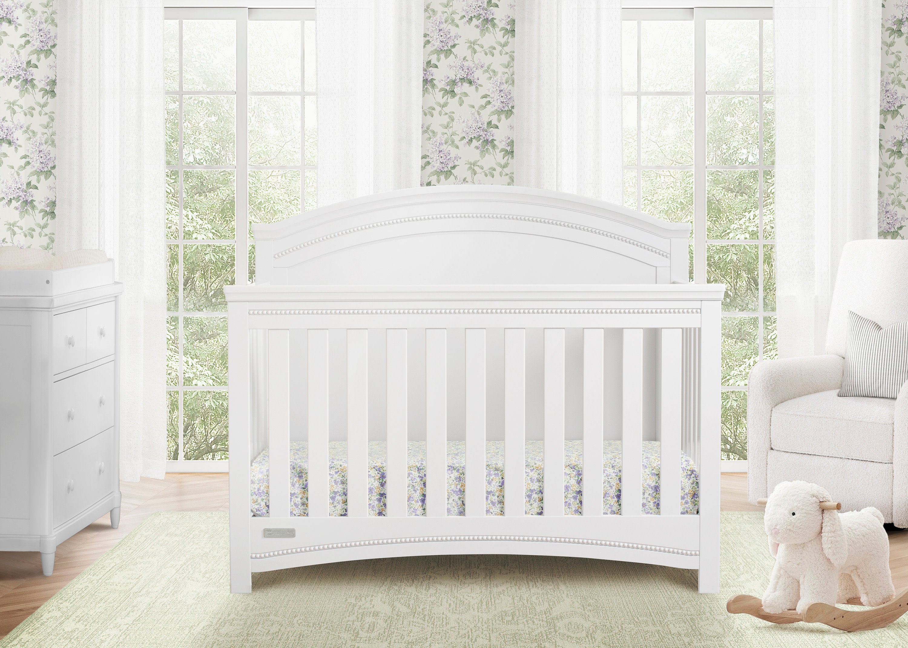 Emma Crib 'N' More - Convertible Baby Crib with 3-in-1 Design for Nursery, Toddler Bed & Daybed | Perfect for Newborns to Toddlers | Safe & Stylish Nursery Furniture for Modern Homes
