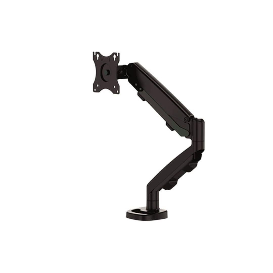 Fellowes Monitor Arm Single EPPA/Black 9683101 - Ergonomic Adjustable Desk Mount for Computer Screens, Perfect for Home Office & Workspace Setup