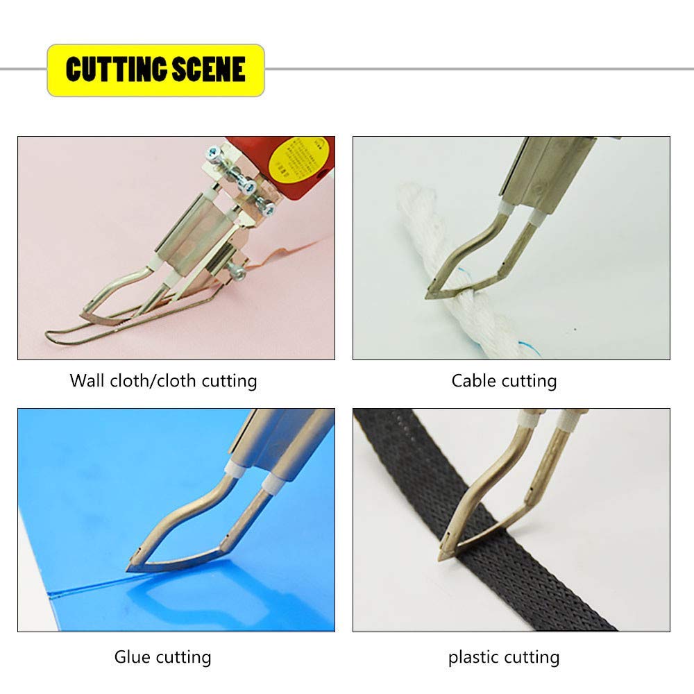 D60 Handheld Hot Knife Fabric Cutter - 110V Electric Heat Cutting Tool for DIY, Sewing & Craft Projects | Perfect for Vinyl, Leather, Foam & Textile Cutting