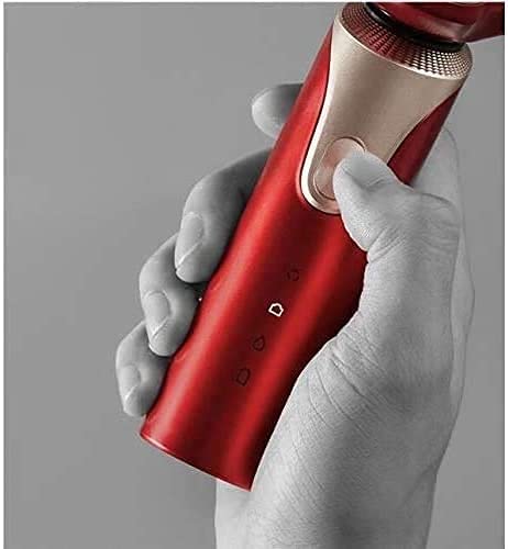 Premium Electric Razor for Men - Cordless Rechargeable Shaver with 3D Rotary Head, Wet/Dry Use & LED Display - Perfect for Travel, Gym & Daily Grooming (Black)