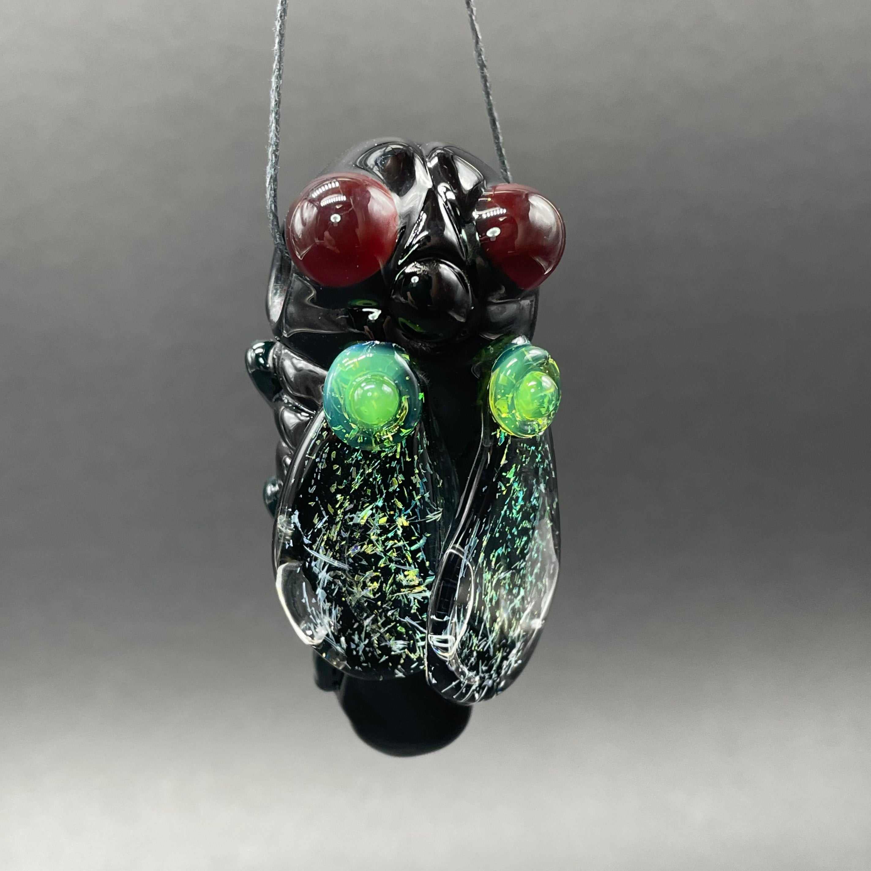 Handmade Cicada Pendant Necklace - Sterling Silver 925 Jewelry for Women - Nature-Inspired Insect Accessory for Boho, Gothic & Everyday Wear