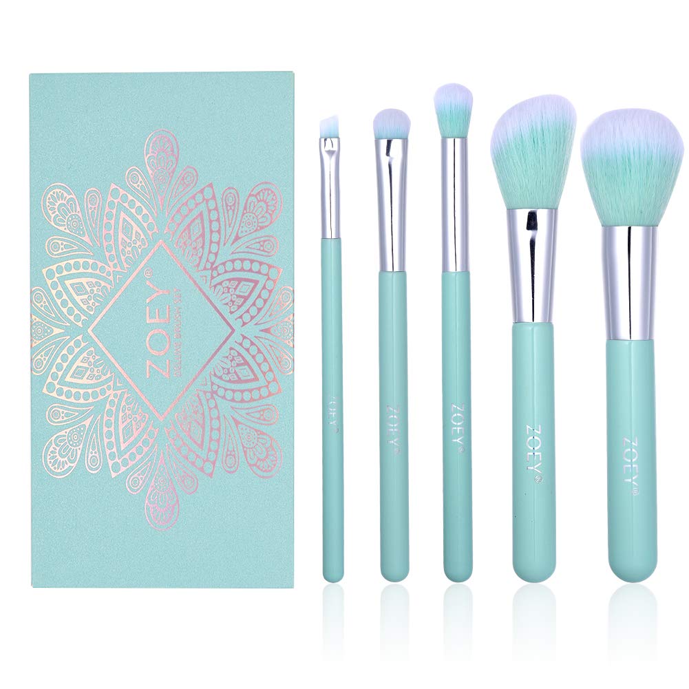 Premium Synthetic Makeup Brush Set - Eyeshadow, Foundation, Blending & Concealer Brushes for Flawless Application | Durable & Long-Lasting | Includes Travel Makeup Bag | Perfect for Daily Makeup, Professional Use & On-The-Go Touch-Ups