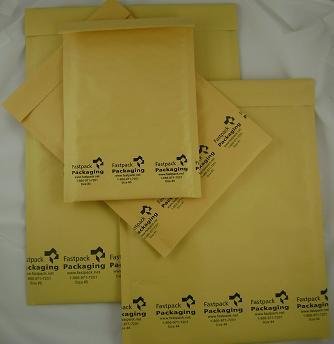 50 Pack 6x9 Kraft Self Seal Bubble Mailers for Shipping & Mailing