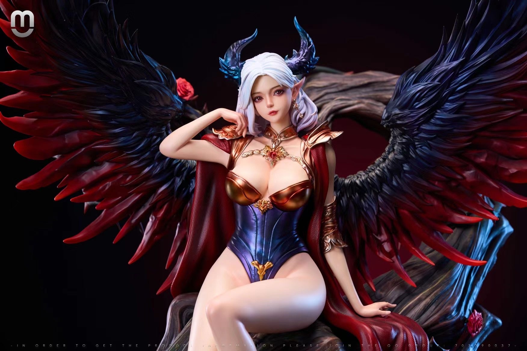 MU Studio Flame Demon Judy OC - Anime Figure Collectible for Display & Cosplay | Perfect for Anime Fans & Home Decor
