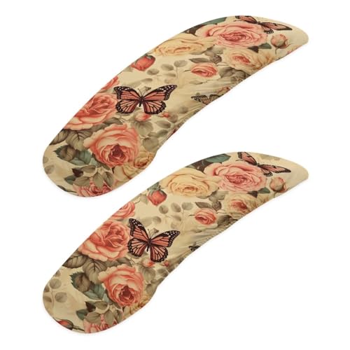 Vintage Butterfly Flowers