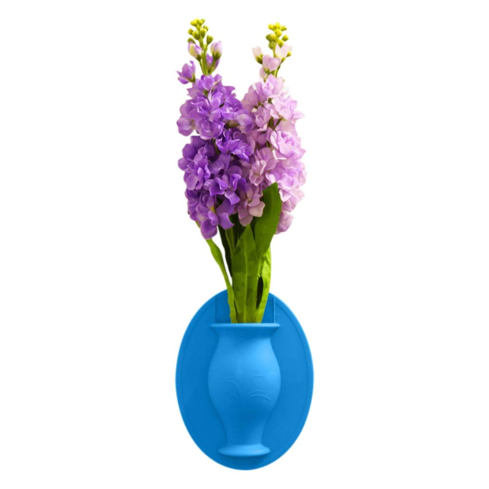 Ruipunuosi 3D Wall Stickers - Silicone-Free Punch Vase & Refrigerator Decals | Creative Drop-Proof Adhesive Vases for Home Decor | Perfect for Living Room, Bedroom & Kitchen Wall Decoration