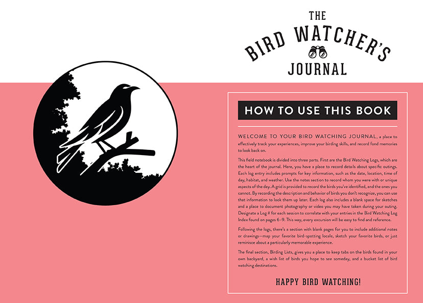 The Bird Watcher's Journal - Premium Bird Watching Notebook for Nature Enthusiasts - Perfect for Field Observations & Bird Identification