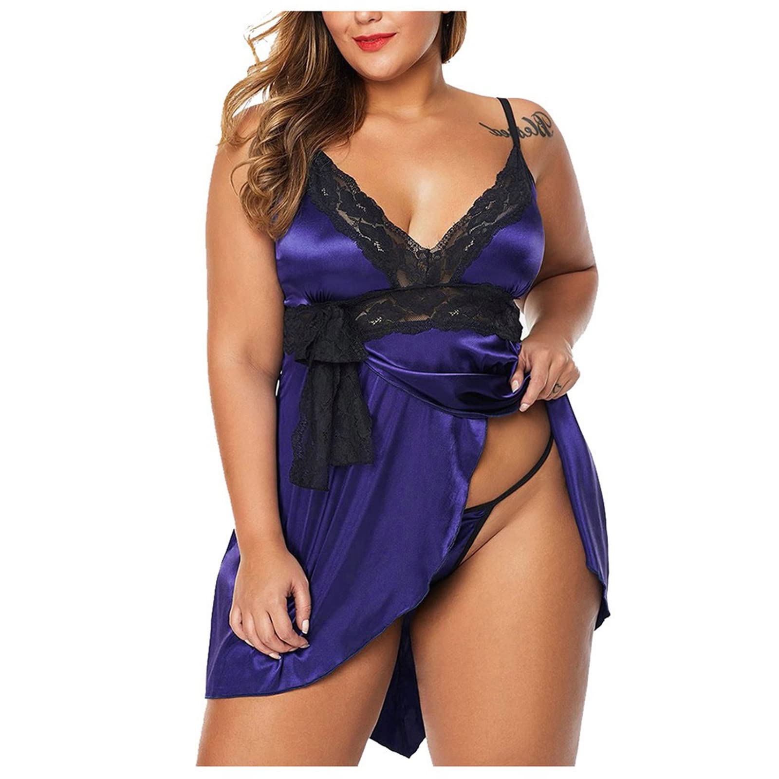 Sexy Lingerie for Women - Lace Bodysuit One Piece Babydoll Teddy Negligee | Comfortable & Seductive Underwear for Romantic Nights & Special Occasions