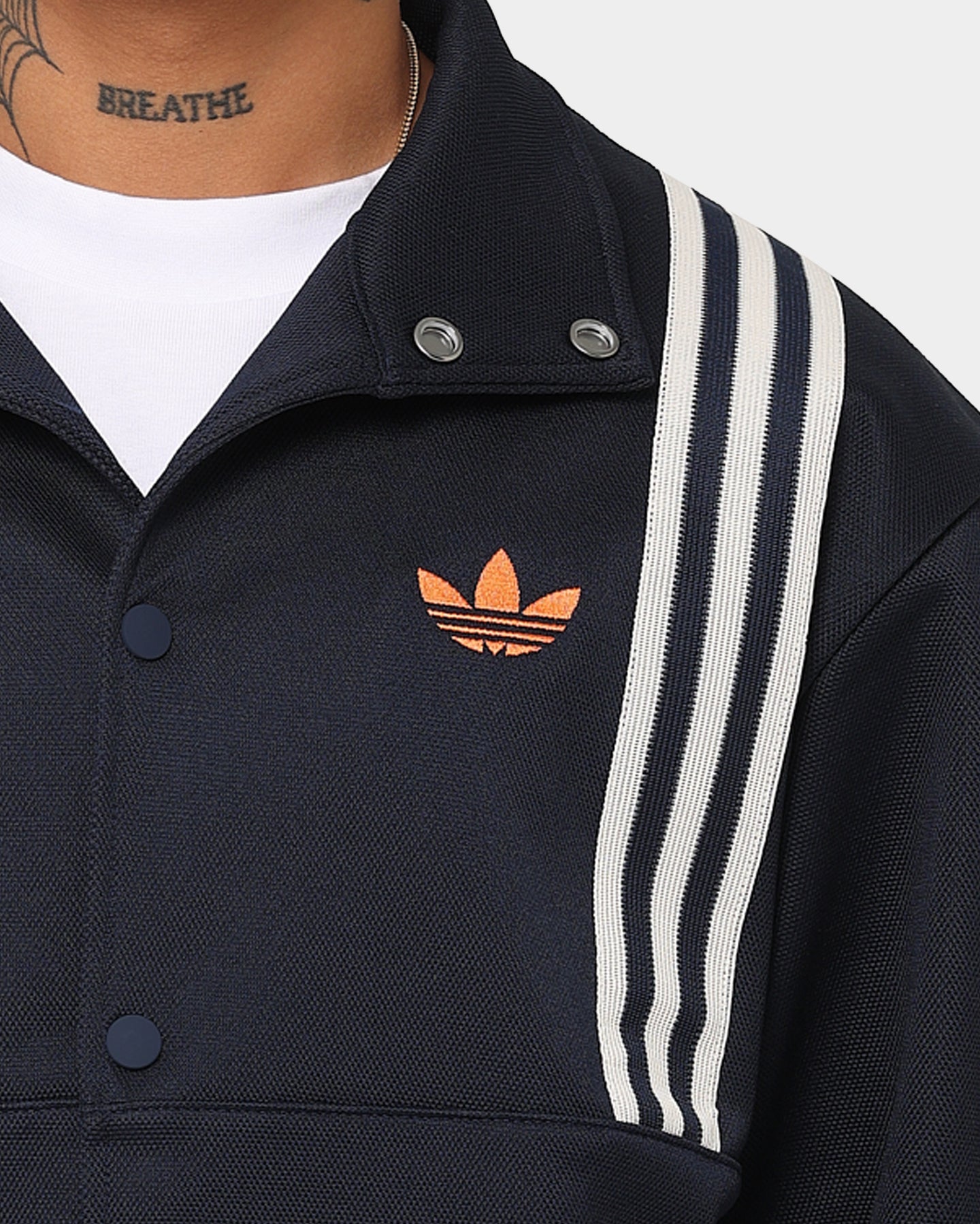 Adidas Adicolor King Top Jacket for Men - Night Indigo Blue Windbreaker with Hood | Outdoor Running, Hiking & Casual Wear