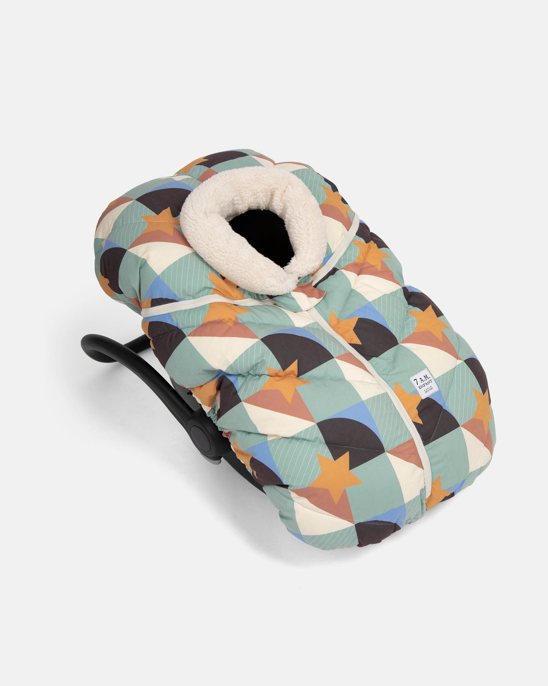7AM Enfant Baby Car Seat Cocoon for Infants 0-12 Months - Soft & Warm Winter Car Seat Cover for Safe & Cozy Travel