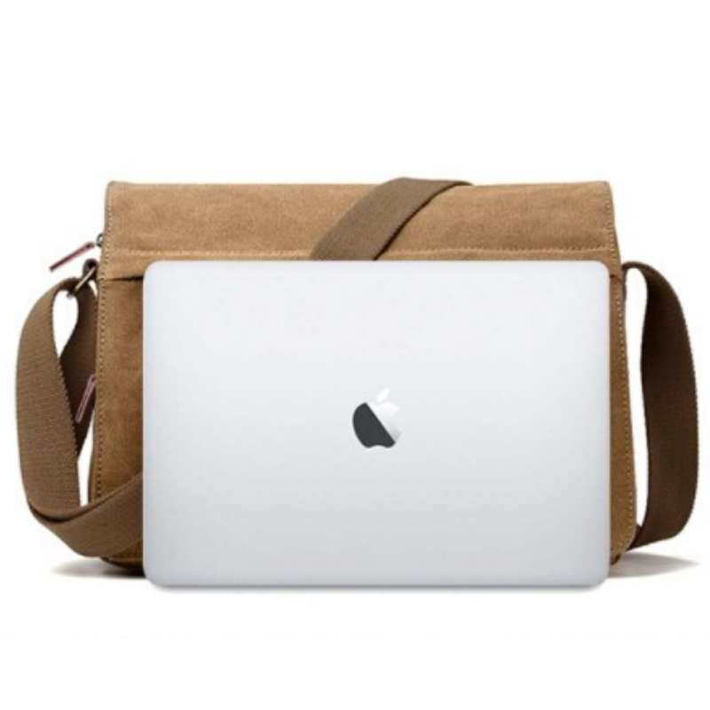 Premium Mugar Canvas Messenger Bag for Men & Women - Durable Crossbody Shoulder Bag for Work, Travel & Daily Use