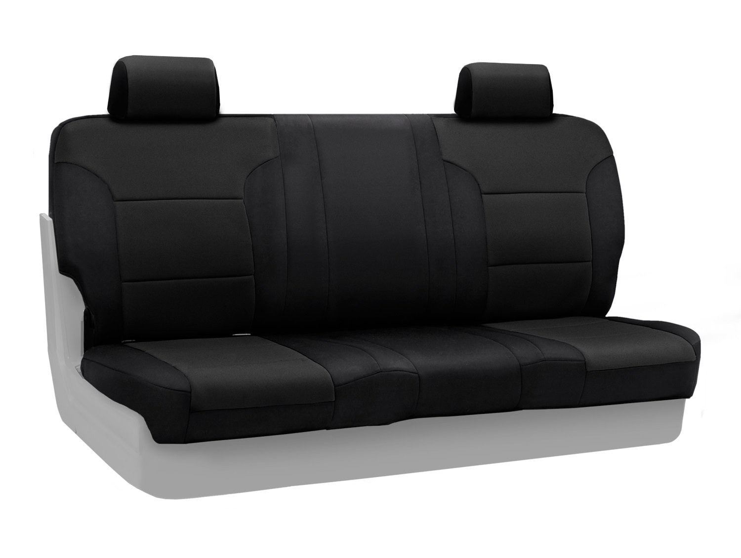 Coverking Custom Fit Neoprene Rear Bench Seat Cover for Dodge Ram 1500 (2009-2022) - Waterproof & Durable Black Car Seat Protector - Perfect for Trucks, Pets, and Outdoor Adventures