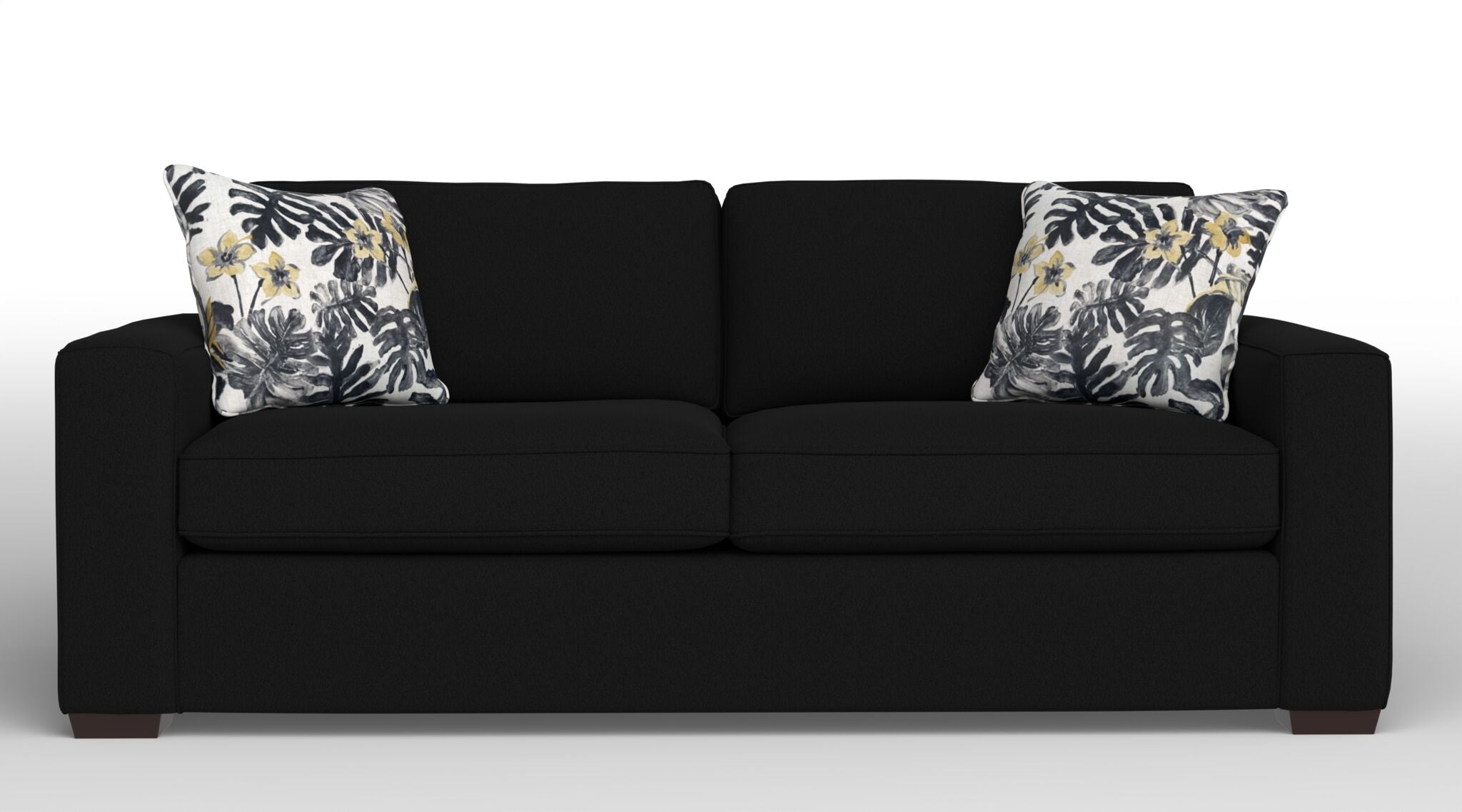 Celeste Sofa by Jacob in Dark Grey - Modern Comfort for Living Room, Lounge & Office Spaces