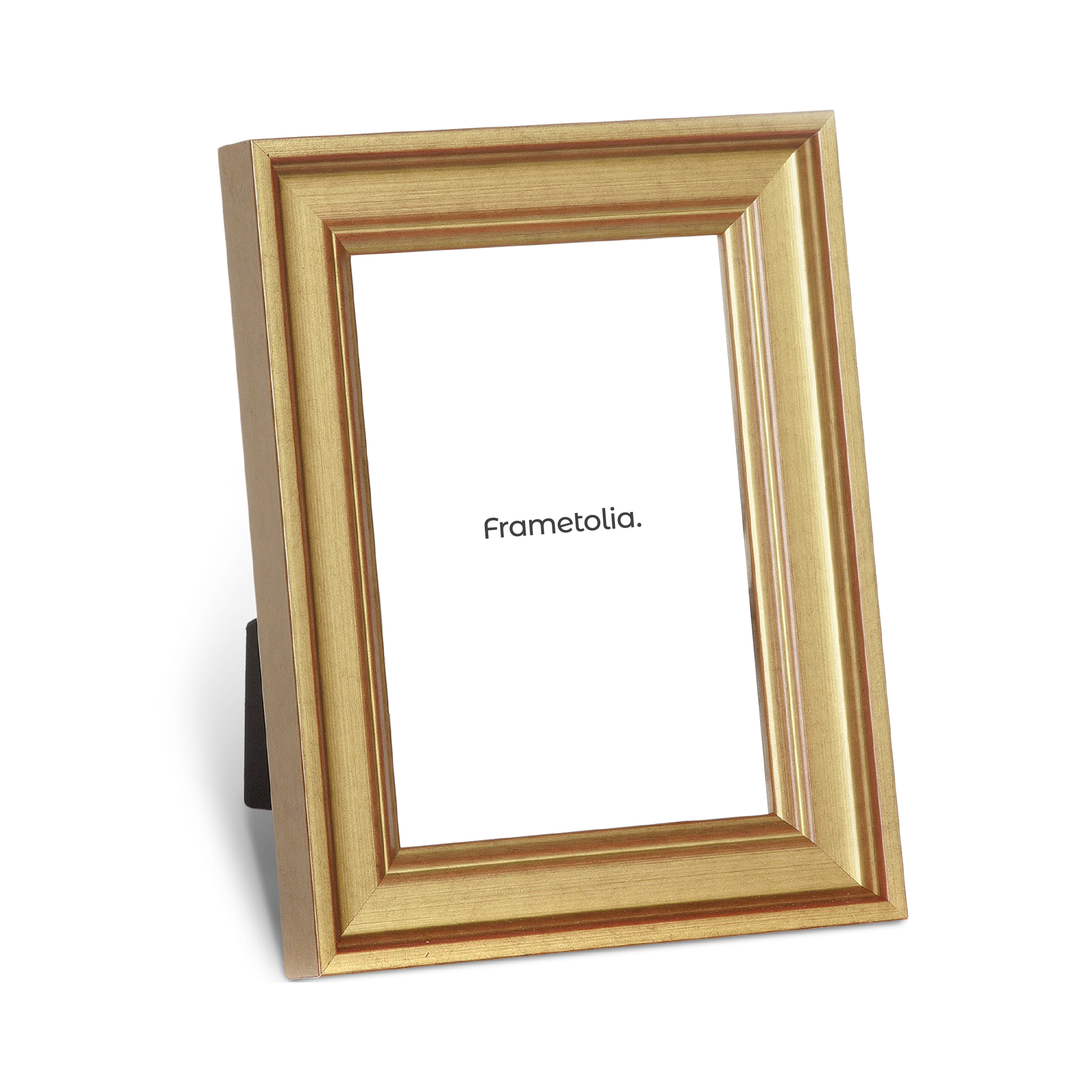 Elegant Modern Gold Medium Width Tabletop Frame - Perfect for Displaying Photos, Artwork, and Certificates in Home or Office Decor