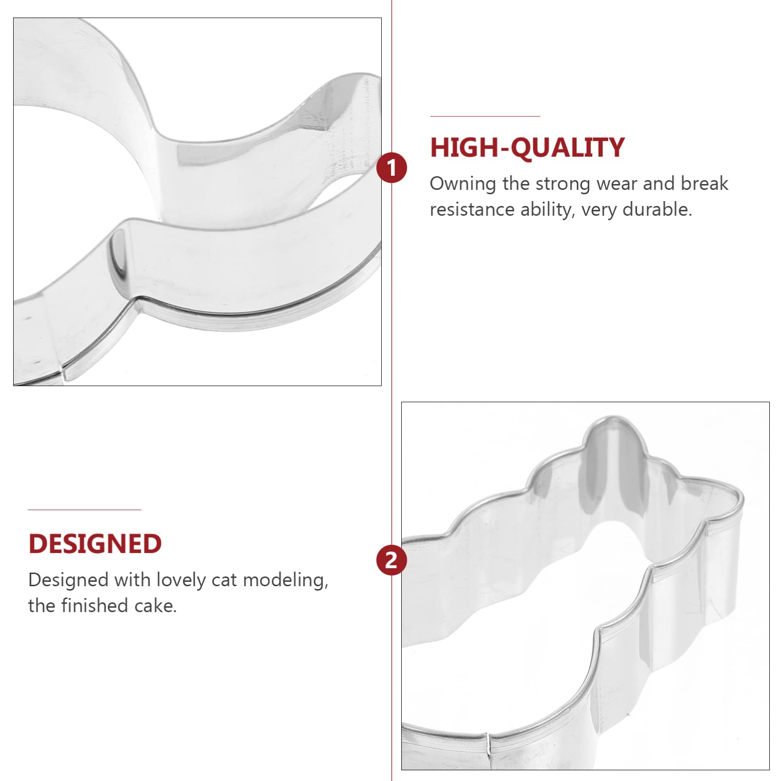 6-Piece Stainless Steel Biscuit & Cookie Molds Set - Korean Sugar Pie DIY Baking Tools, Decorative Pastry Cutters for Homemade Cookies, Pies & Desserts - Perfect for Holiday Baking, Party Treats & Gift Making