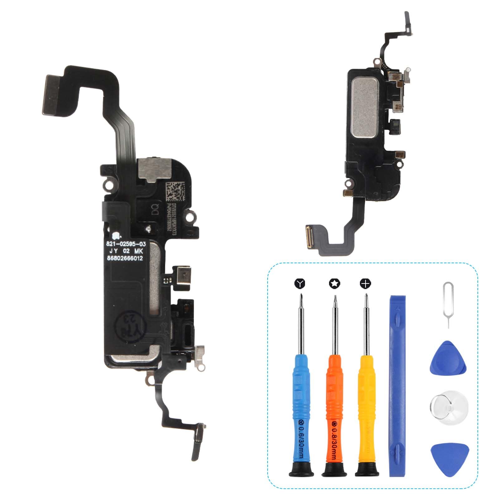 Original Title: Charging Port Flex Cable Replacement for iPhone 12 Pro Max with Earpiece Speaker Dock Connector Charger for iPhone 12 Pro Max Board Flex Cable Replacement Assembly Earspeaker/Ear Piece Replacement    Optimized Title: **iPhone 12 Pro Max Charging Port Flex Cable & Earpiece Speaker Replacement - Dock Connector & Board Assembly Repair Kit - Fix Charging & Audio Issues for DIY Home Repairs**