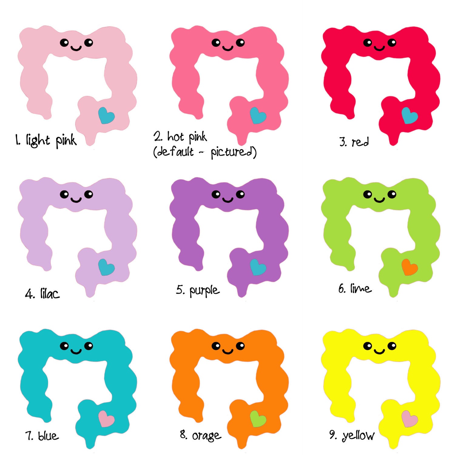 Cute Colon Plush Pillow - Soft Kawaii Stuffed Toy for Stress Relief & Comfort | Perfect for Home Decor, Office Relaxation, and Anxiety Relief Gifts