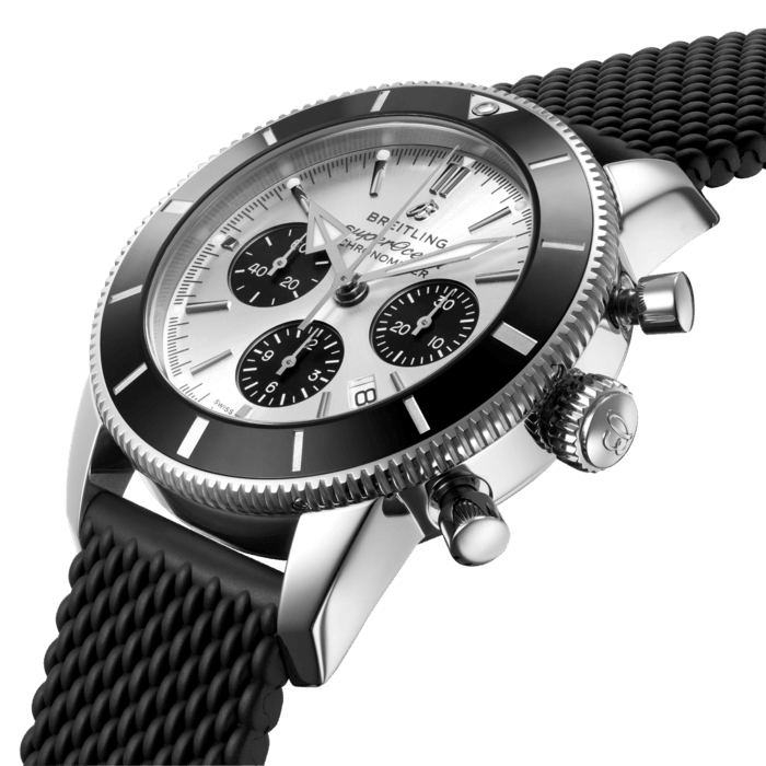 Breitling Superocean Heritage B01 Chronograph 44mm Stainless Steel Men's Luxury Dive Watch for Swimming, Sailing & Water Sports