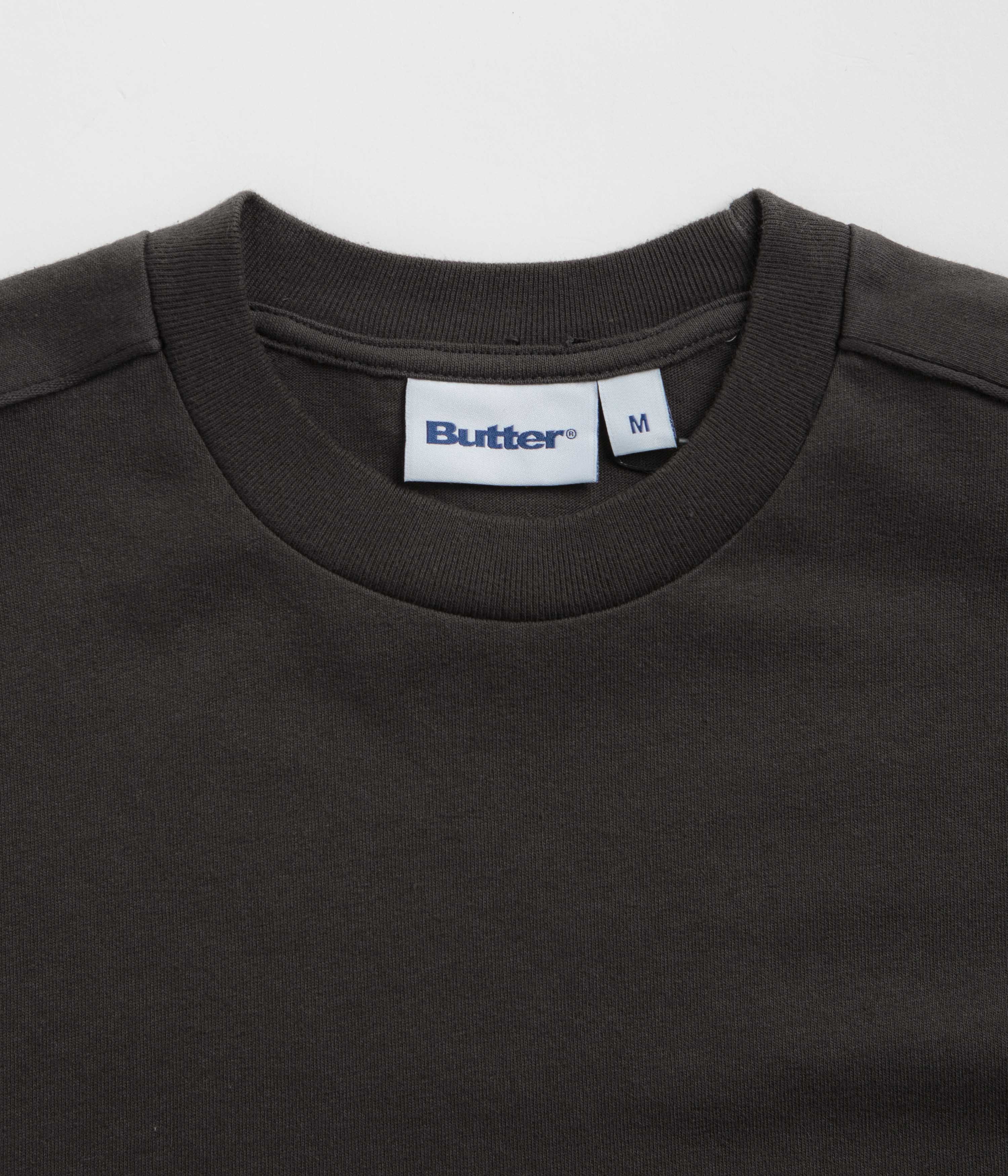 Butter Goods Movement T-Shirt - Washed Black Cotton Tee for Men & Women | Casual Streetwear & Everyday Comfort