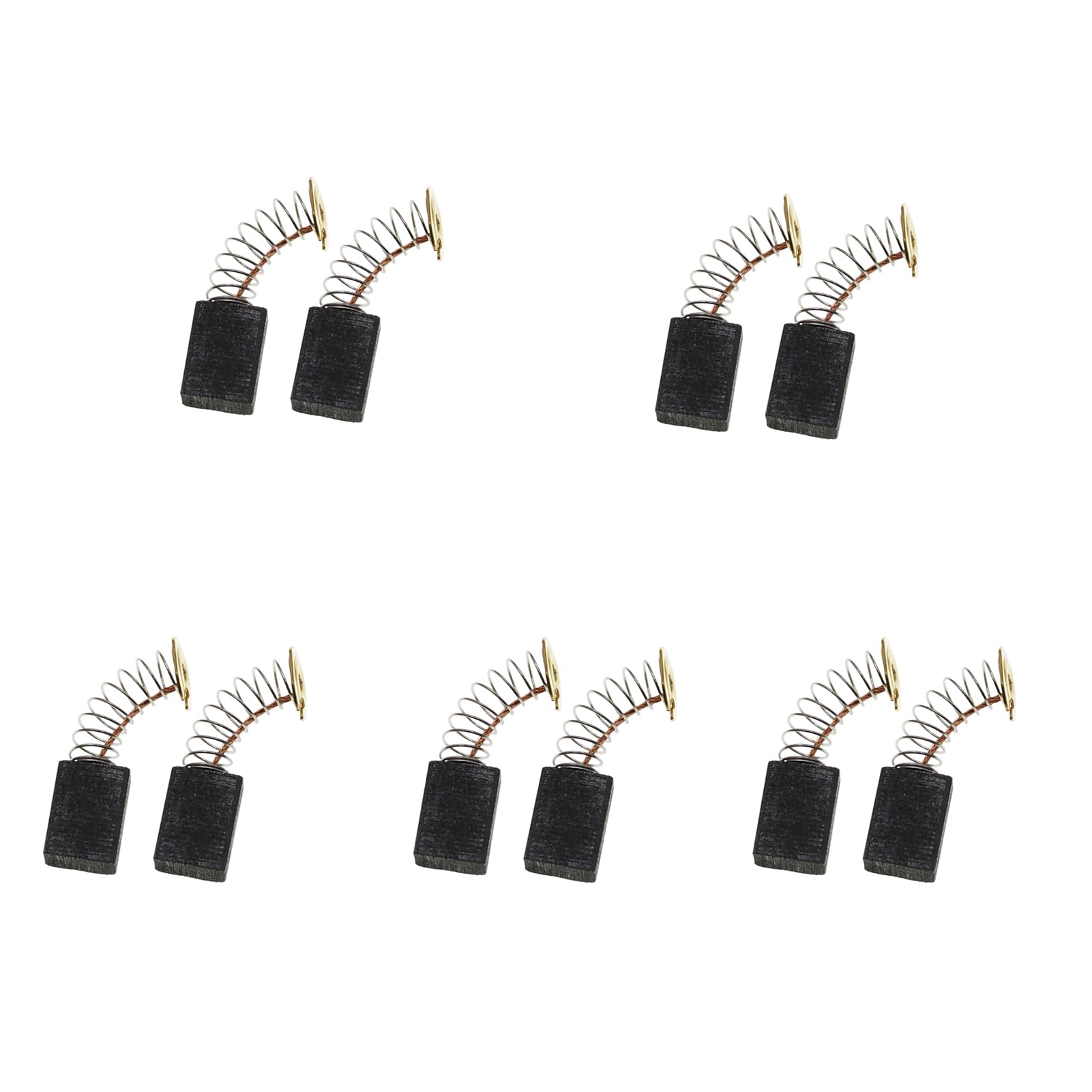 5 Pairs CB411 Motor Grinder Carbon Brushes (0.47x0.35x0.24 Inch) - Compatible with Makita 3708F 3707F RT0700C 3708FC 191940-4 - Power Tool Replacement Parts for 9527NB - Perfect for DIY Projects & Professional Workshop Use