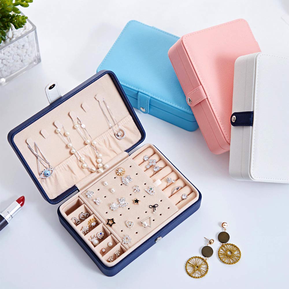 Elegant Jewelry Box Organizer for Women - Necklace, Earrings & Rings Storage | Perfect for Travel, Gifts & Home Decor