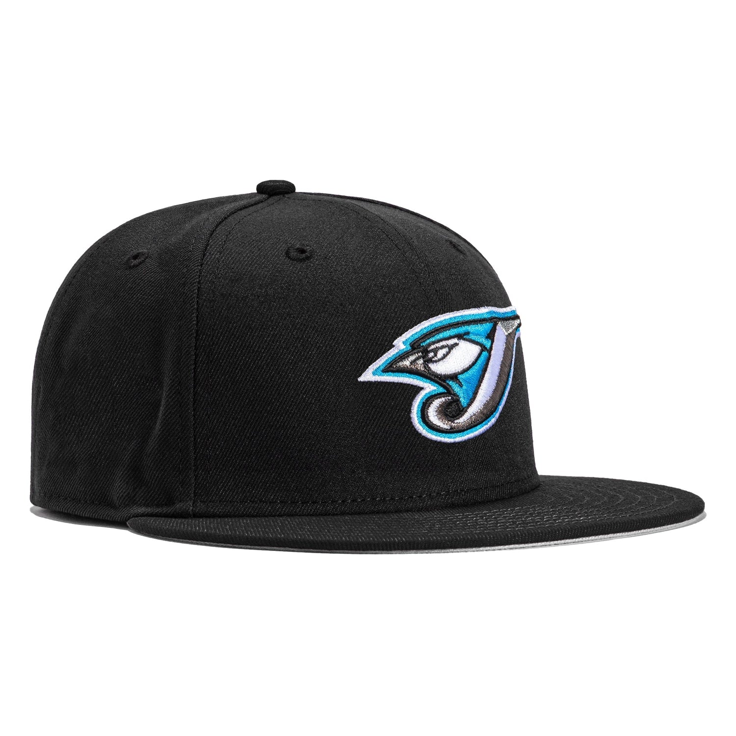 New Era 59Fifty Retro On Field Toronto Blue Jays 2004 Baseball Cap - Black MLB Snapback Hat for Men & Women - Perfect for Games, Collecting & Streetwear Fashion