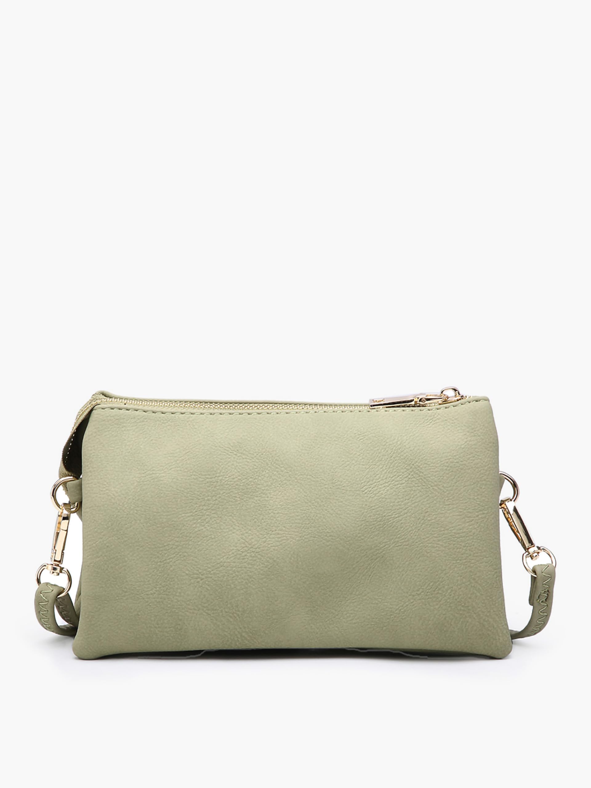 JEN & CO. Riley Small Vegan Leather Crossbody Bag for Women - Stylish Wristlet Wallet & Clutch Purse - Perfect for Everyday Use, Parties, and Travel
