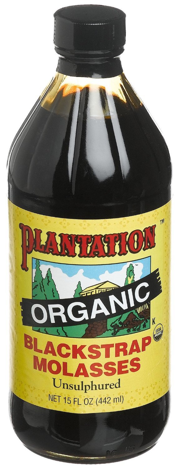 Organic Blackstrap Molasses - Unsulfured, Non-GMO, 15 Oz (Pack of 12) - Perfect for Baking, Cooking, Smoothies & Natural Sweetener