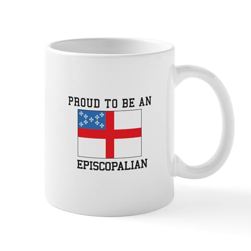 White - Proud Be An Episcopal Flag Mugs