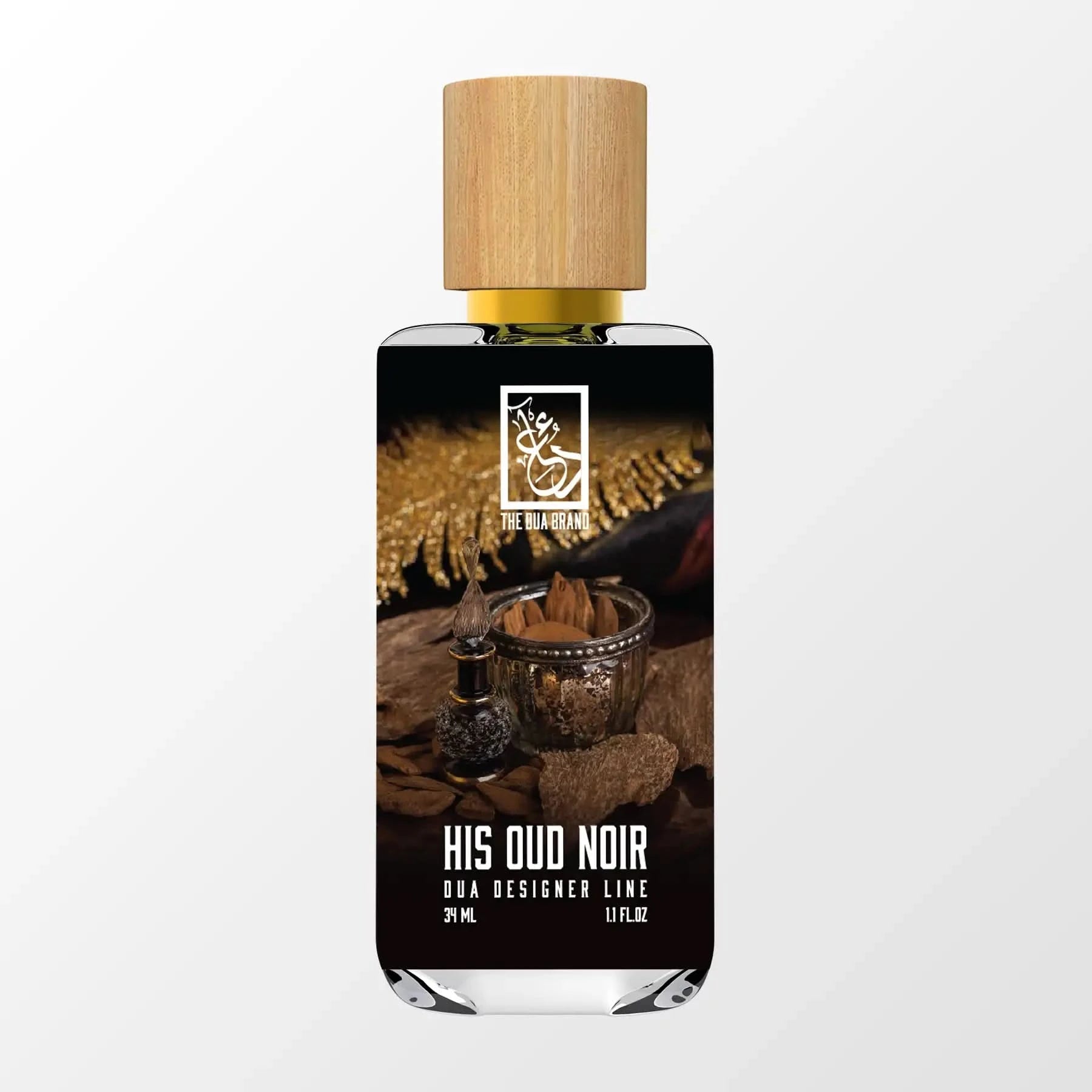 His Oud Noir Eau de Parfum for Men - Luxury Arabian Oud Fragrance | Perfect for Date Night, Special Occasions & Gifting