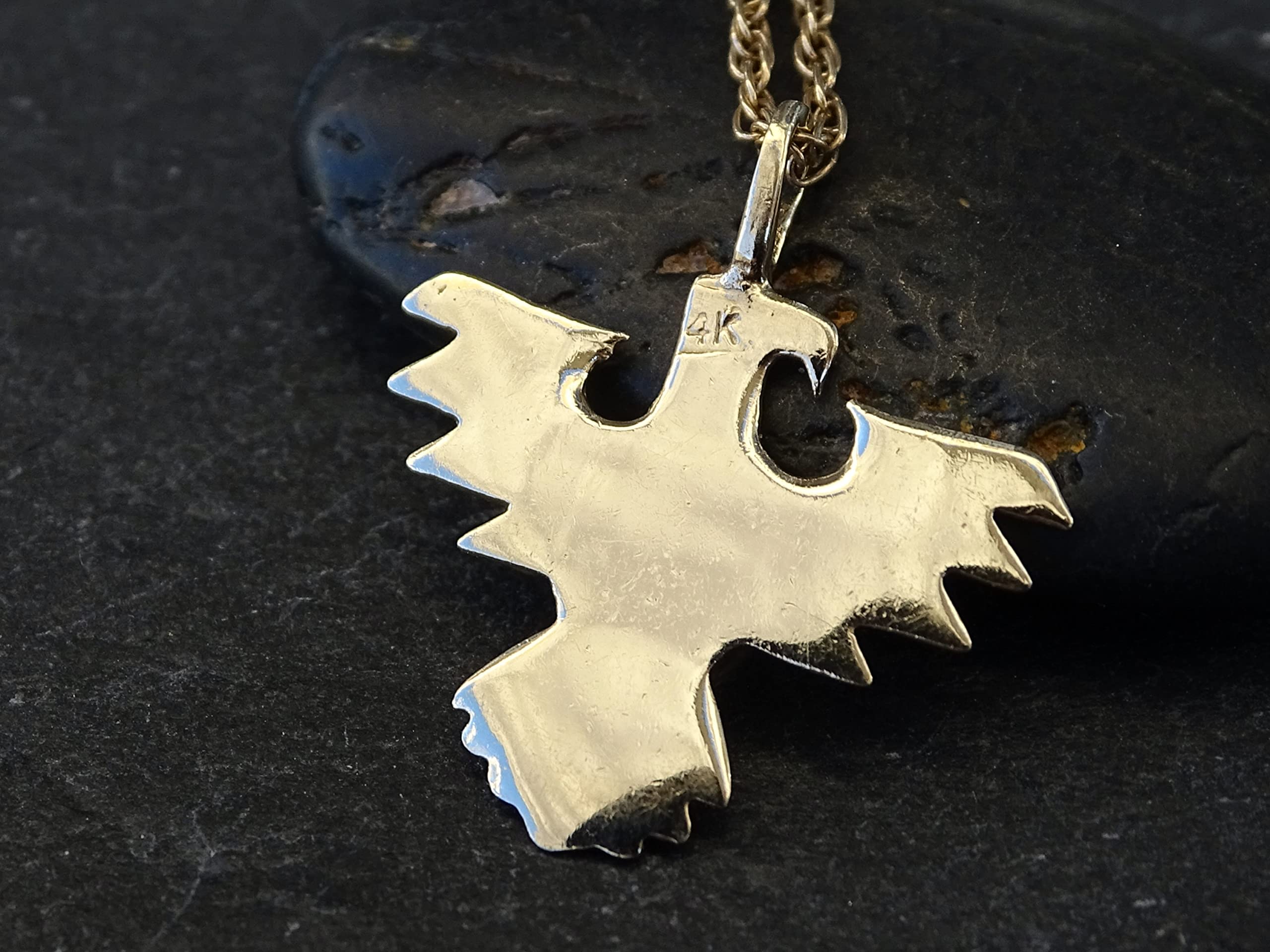Dainty Thunderbird Pendant Necklace - Small Gold Charm Jewelry, Native American Style Good Luck Talisman - Unique Anniversary Gift for Women, Perfect for Special Occasions & Everyday Wear