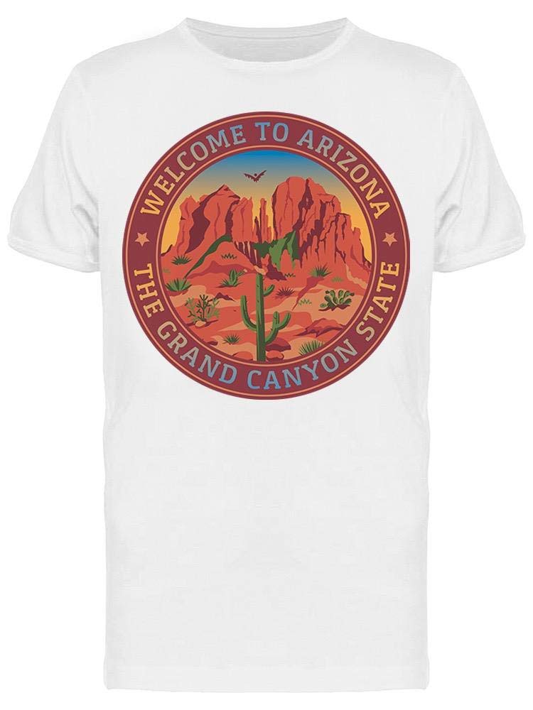 Grand Canyon Arizona Landscape T-Shirt for Men - Comfortable Cotton Tee for Hiking, Travel & Outdoor Adventures