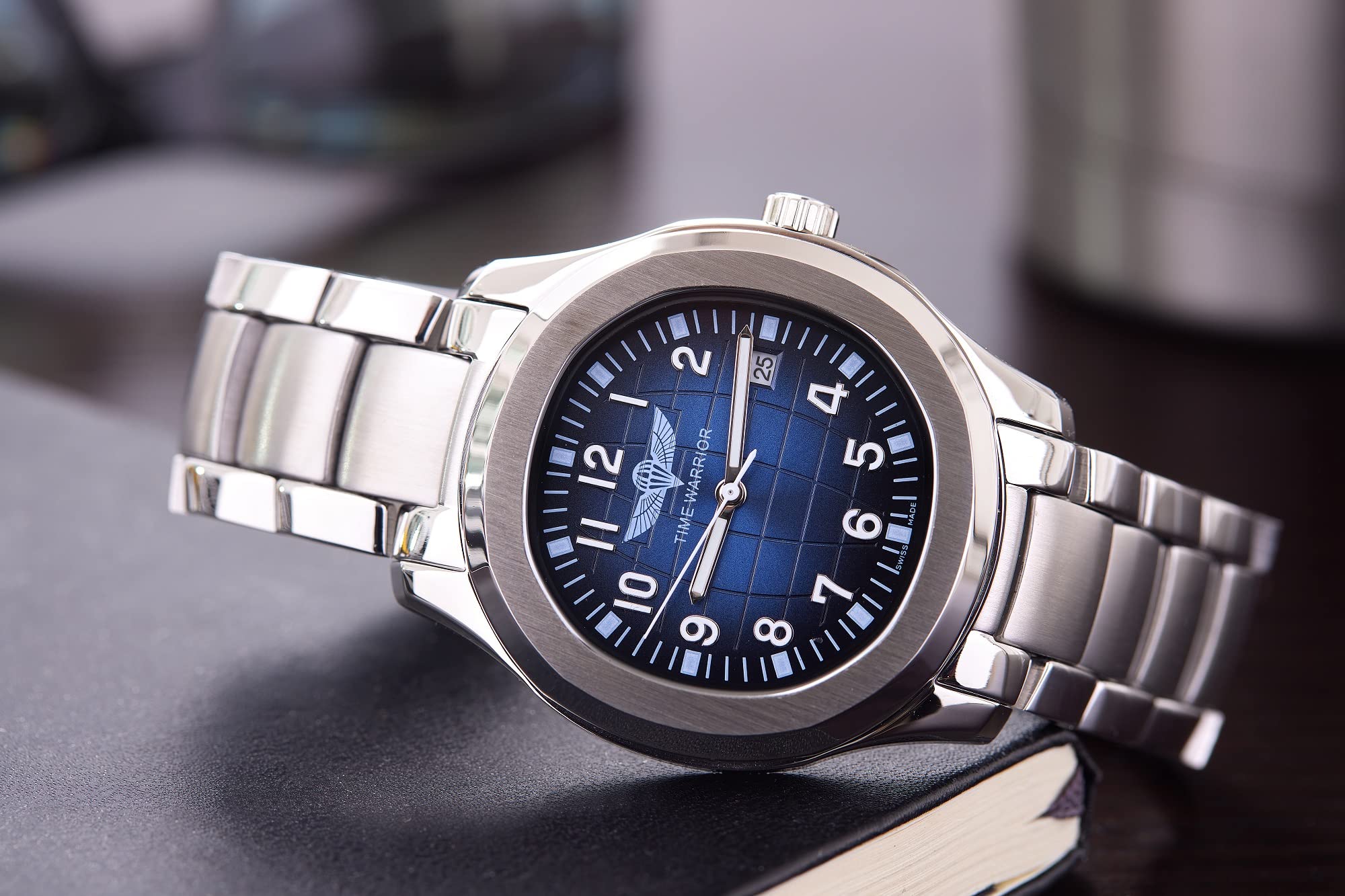 Premium Automatic Mechanical Men's Watch with Sapphire Glass & Stainless Steel - Luxury Patek Philippe Style for Business, Formal Events & Gift Giving