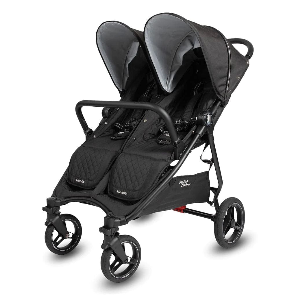 Valco Slim Twin Double Stroller - Lightweight Compact Side by Side Baby Stroller for Toddlers | Perfect for Jogging, Shopping & Travel