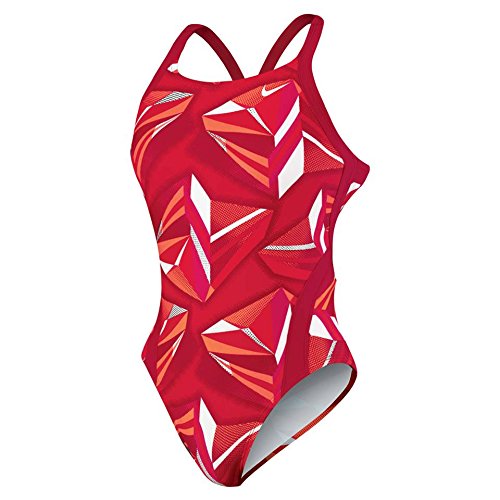 Nike Women's Fast Back Tank Swimsuit - High-Performance Swimwear for Lap Swimming, Training & Beach Activities