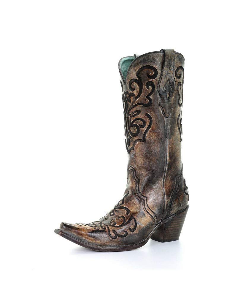 Corral Women's G1122 Western Cowboy Boots - Stylish & Comfortable for Rodeo, Country Dancing & Everyday Wear