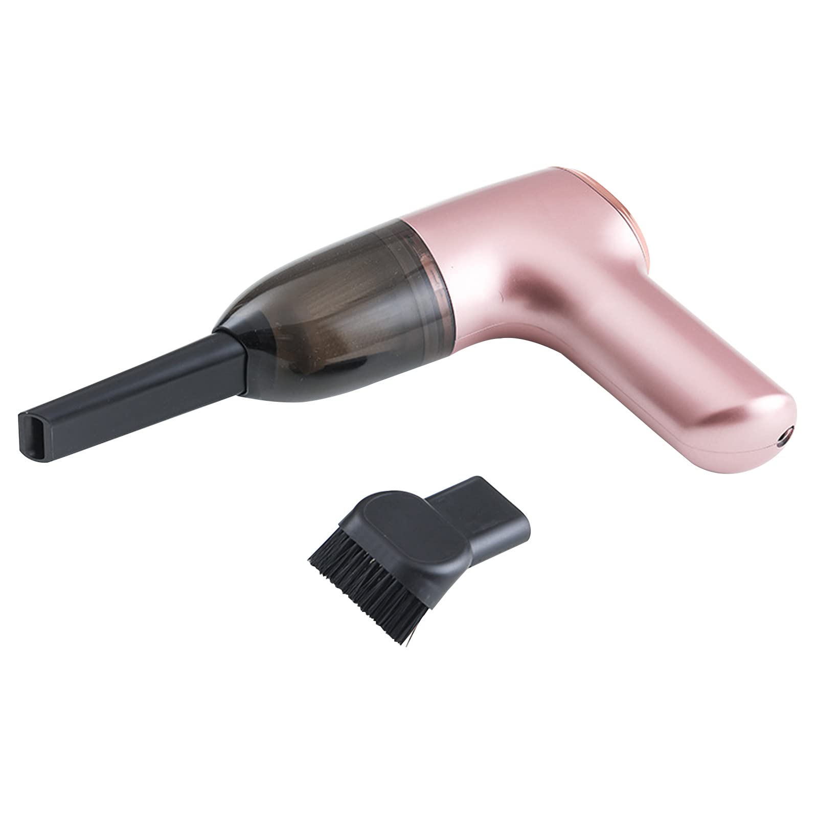 Cordless Handheld Vacuum Cleaner - 6000PA Powerful Suction, Mini Portable Vacuum for Home & Car Cleaning | LED Light for Dry/Wet Use | Ideal for Dust, Carpet, Stairs & Pet Hair (Pink) - Perfect for Quick Cleanups, Car Detailing & Pet Hair Removal