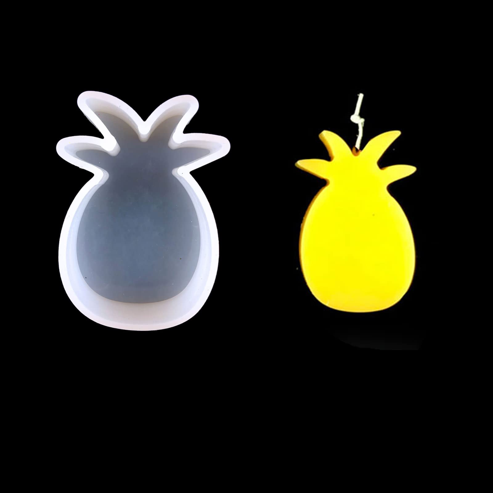 Premium Silicone Molds for Freshies & Aroma Beads - Pineapple Shaped Epoxy Resin Molds for Car Air Fresheners, Soap Making, and Candle Crafting - DIY Home & Car Fragrance Projects