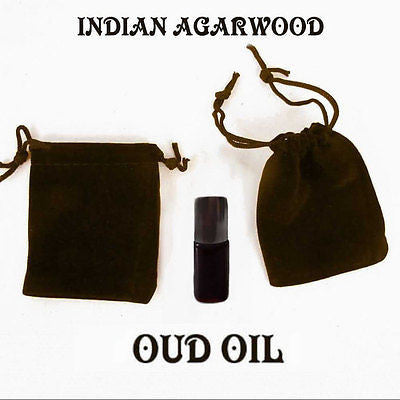 Pure Indian Agarwood Oud Attar Oil 3ml - Natural Thick Dark Intense Fragrance for Men & Women | Perfect for Meditation, Romantic Evenings & Spiritual Practices