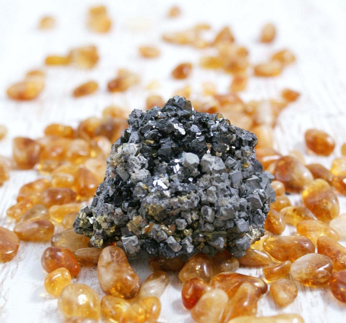 Natural Bulgarian Galena & Pyrite Mineral Specimen - Perfect for Crystal Healing, Geology Collections & Home Decor